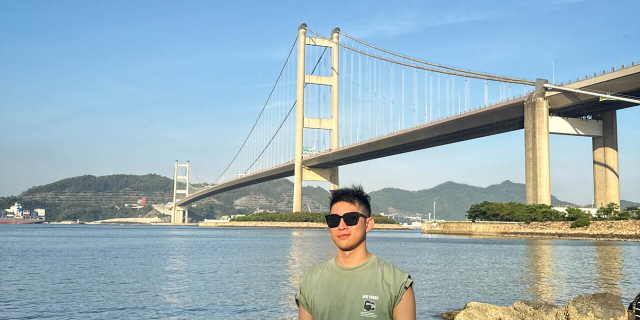 ถ่ายรูปกับสะพาน Tsing Ma Bridge (青馬大橋) สะพานแขวนยาวติดอันดับโลกแห่งเกาะฮ่องกง