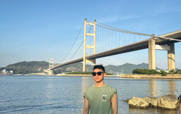 ถ่ายรูปกับสะพาน Tsing Ma Bridge (青馬大橋) สะพานแขวนยาวติดอันดับโลกแห่งเกาะฮ่องกง