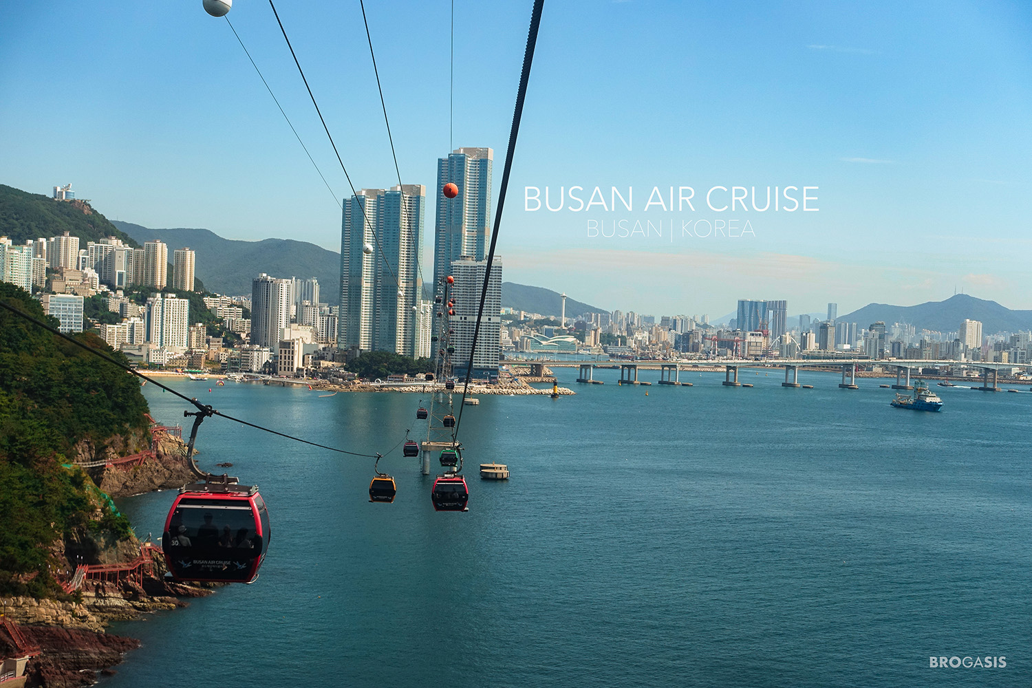 Busan Air Cruise (Songdo Marine Cable Car) กระเช้าลอยฟ้าพื้นกระจก วิวทะเลปูซานแบบพาโนรามา