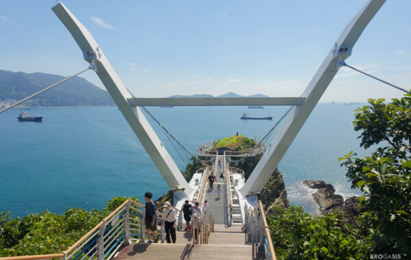 Songdo Yonggung Suspension Bridge เดินรับลมทะเล บนสะพานแขวนแห่งปูซาน